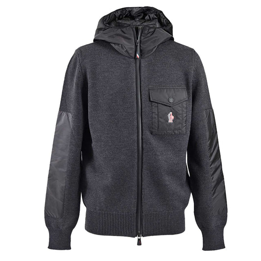 ★モンクレール グルノーブル MONCLER GRENOBLE カーディガン A9462 9B000-13 972 グレー  メンズ