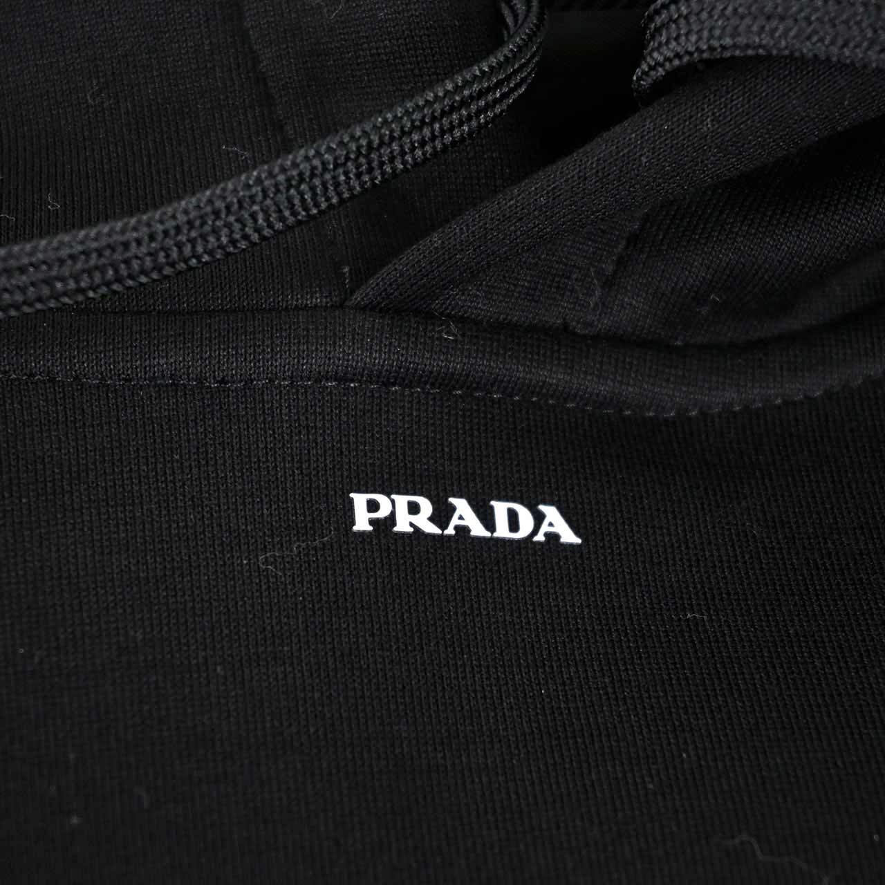 ★プラダ PRADA スウェットパーカー UJL84A S 231 11OQ F0002 ブラック  メンズ