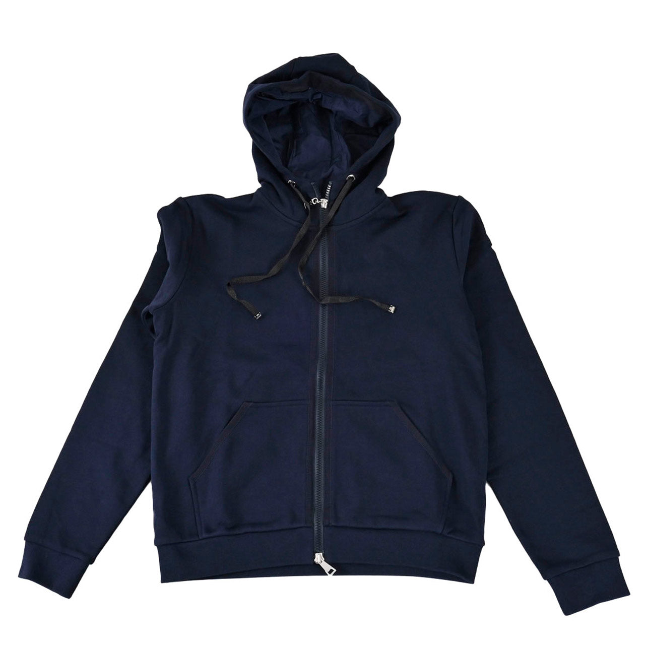 ★モンクレール MONCLER ジップアップパーカー 8401000　80451 773 ネイビー レディース
