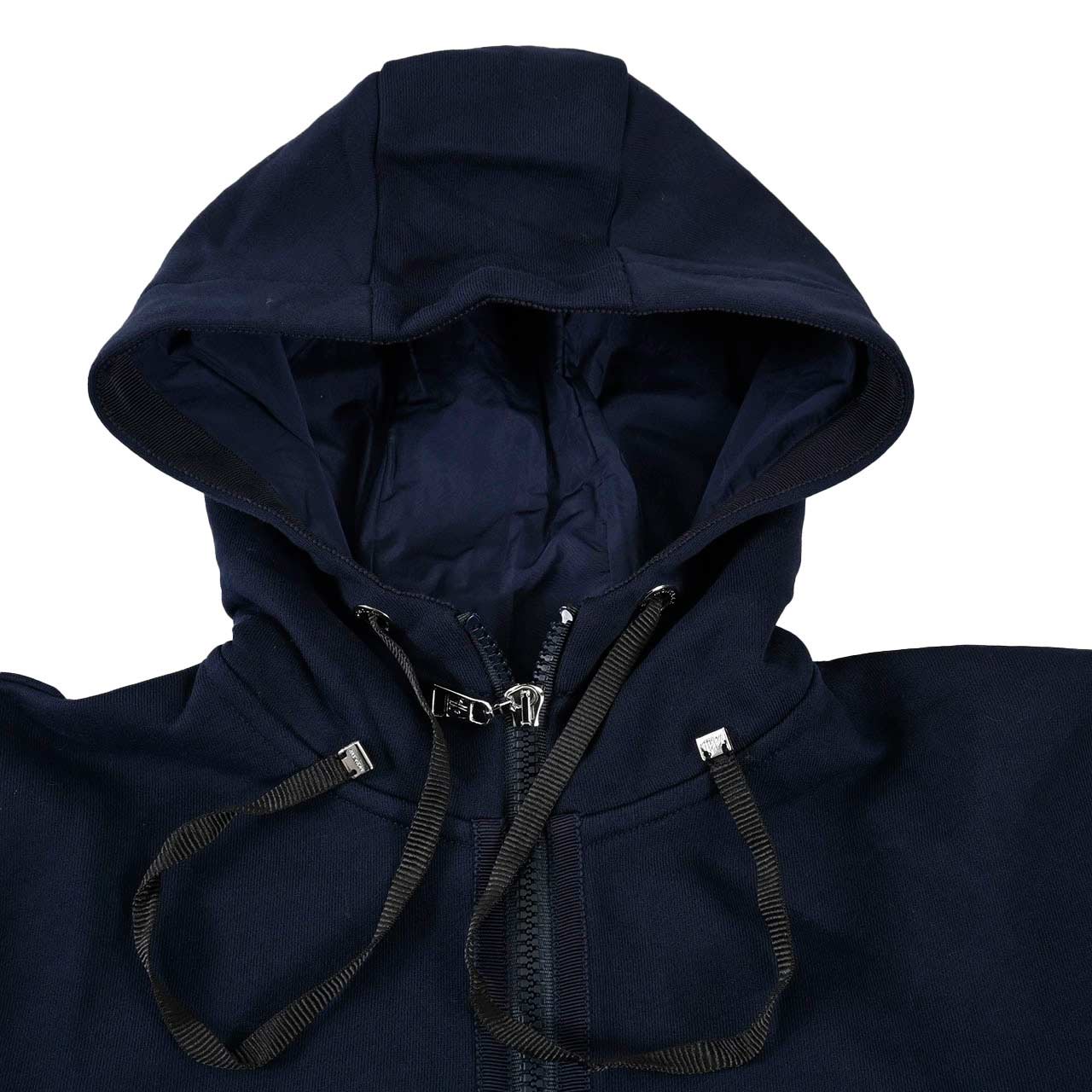 ★モンクレール MONCLER ジップアップパーカー 8401000　80451 773 ネイビー レディース