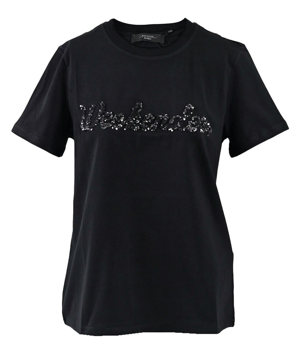 ★ウィークエンド マックスマーラ WEEKEND MAXMARA Tシャツ 5971051600 VELLO 004 ブラック 2025SS レディース