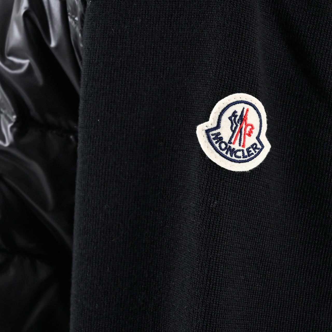 ★モンクレール MONCLER カーディガン M1131 9B000 16 999 ブラック 2024SS メンズ