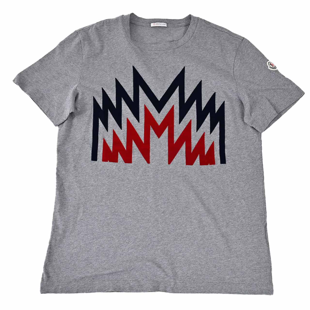 ★モンクレール MONCLER Tシャツ 8C00006 8390T 987 グレー 年秋冬 メンズ