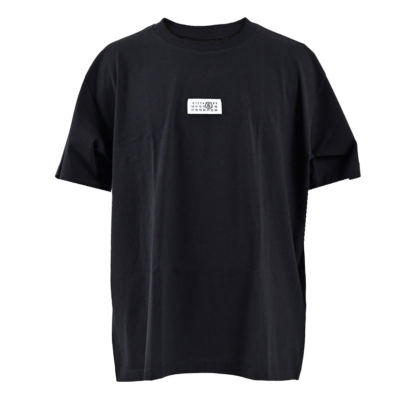 ★エムエムシックス メゾン マルジェラ MM6 Maison Margiela Tシャツ S24312 SH0GC0033 900 ブラック 2024AW メンズ