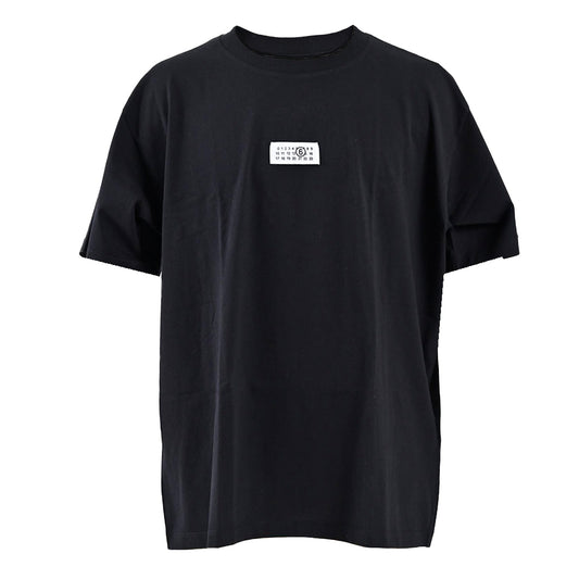 ★エムエムシックス メゾン マルジェラ MM6 Maison Margiela Tシャツ S24312 SH0GC0033 900 ブラック 2024AW メンズ