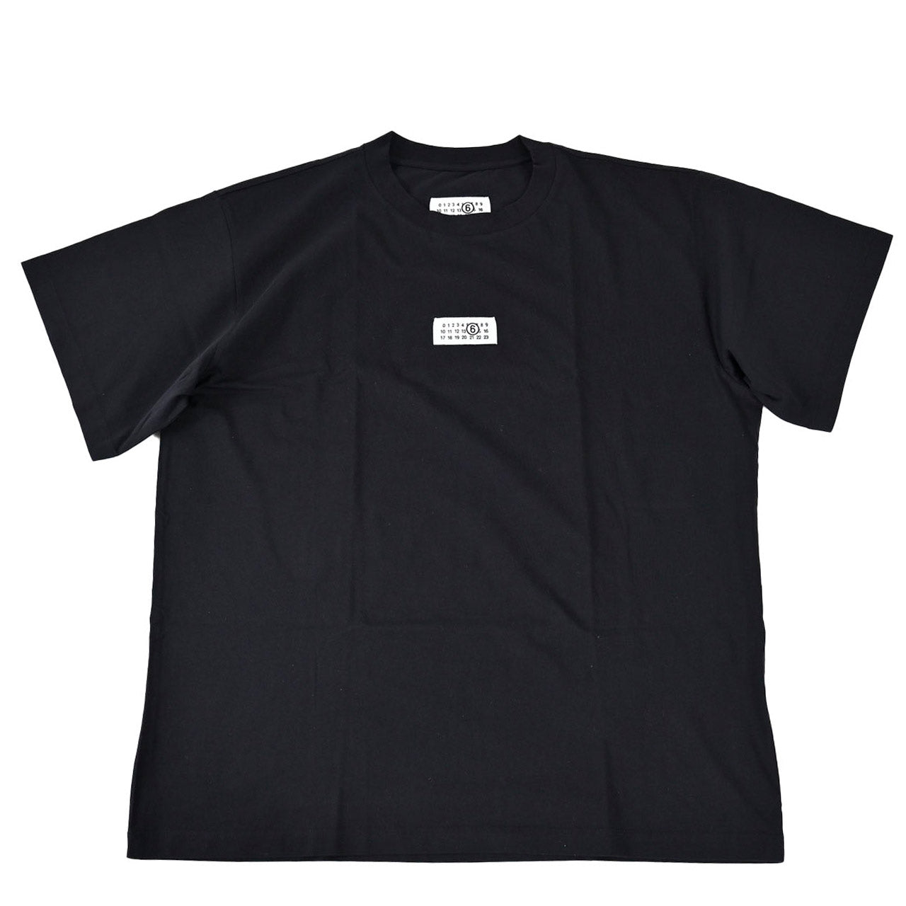 ★エムエムシックス メゾン マルジェラ MM6 Maison Margiela Tシャツ S24312 SH0GC0033 900 ブラック 2024AW メンズ