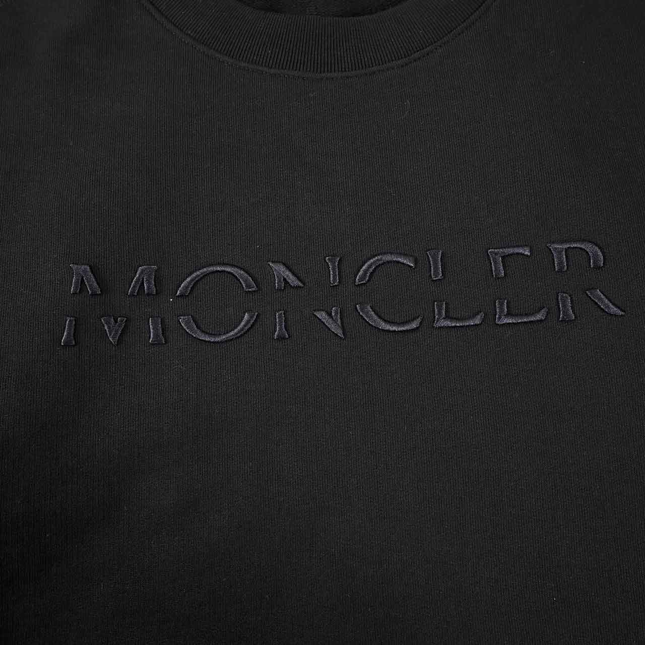 ★モンクレール MONCLER スウェットトレーナー 8C14225 714BC 999 ブラック  メンズ