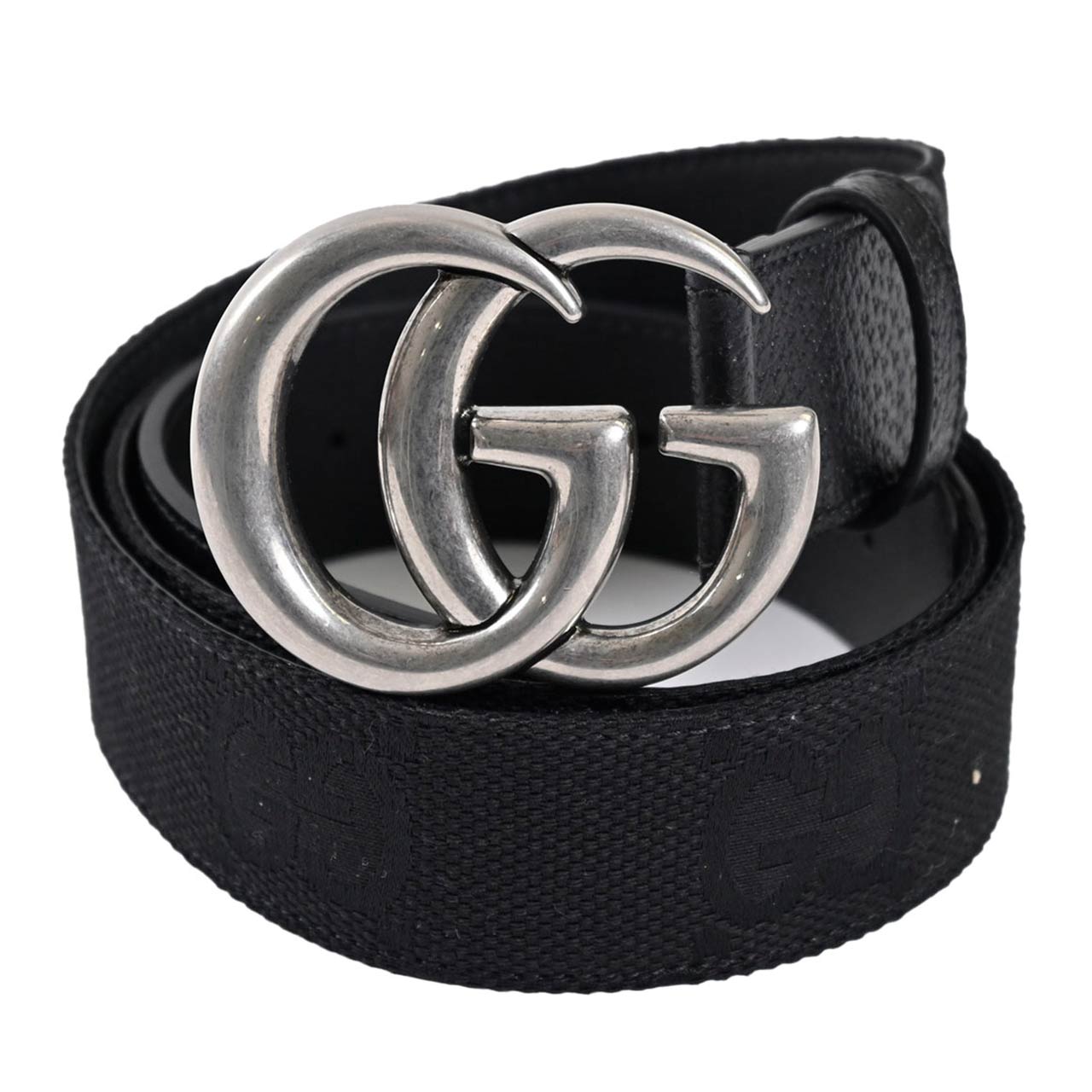 ★グッチ GUCCI ベルト 406831 UKOEC 1000 ブラック メンズ