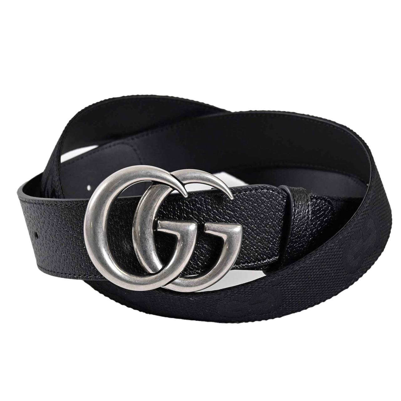 ★グッチ GUCCI ベルト 406831 UKOEC 1000 ブラック メンズ