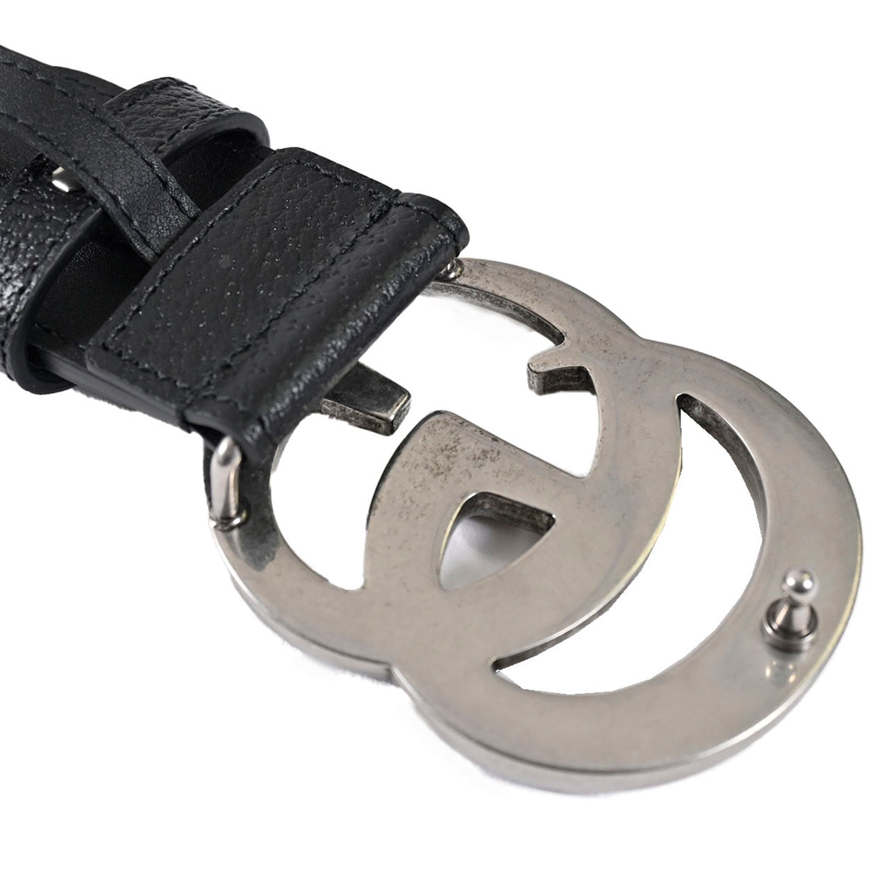 ★グッチ GUCCI ベルト 406831 UKOEC 1000 ブラック メンズ