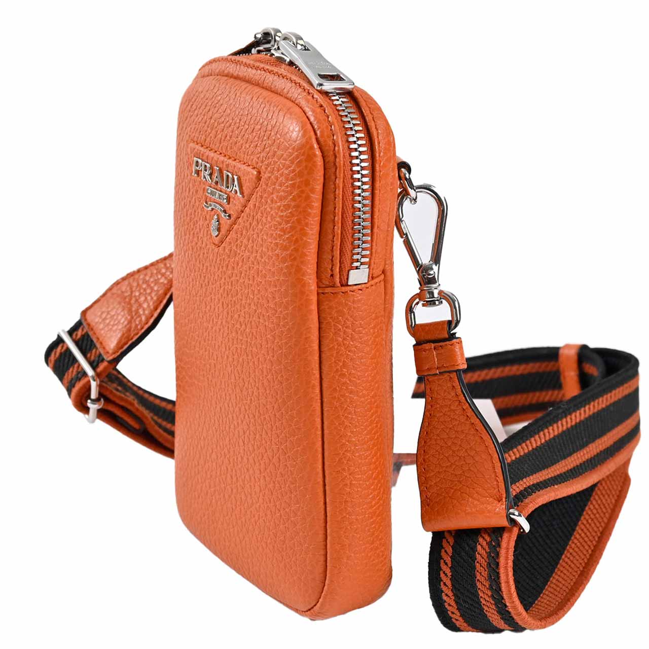★プラダ PRADA ショルダーバッグ 1BP027 2DKV V 3WM 01 PAPAYA オレンジ レディース
