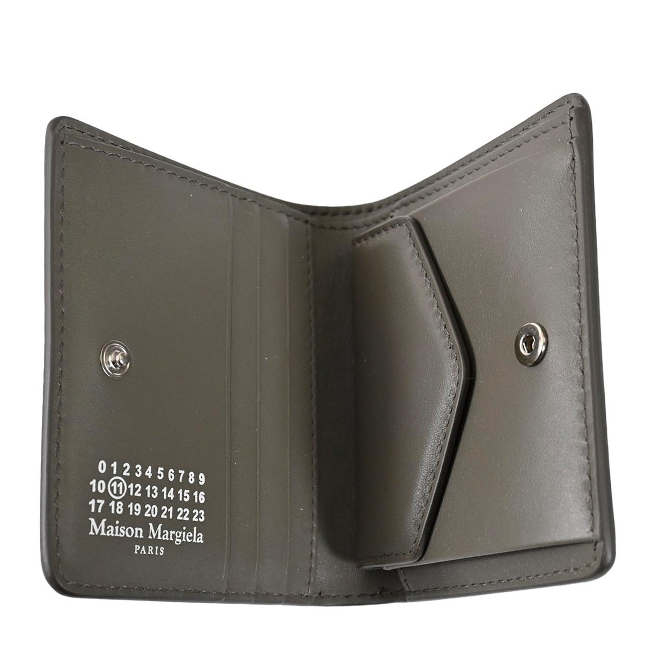 ★メゾン マルジェラ Maison Margiela 折財布 S56UI0140 P4985 T8031 グレー メンズ レディース