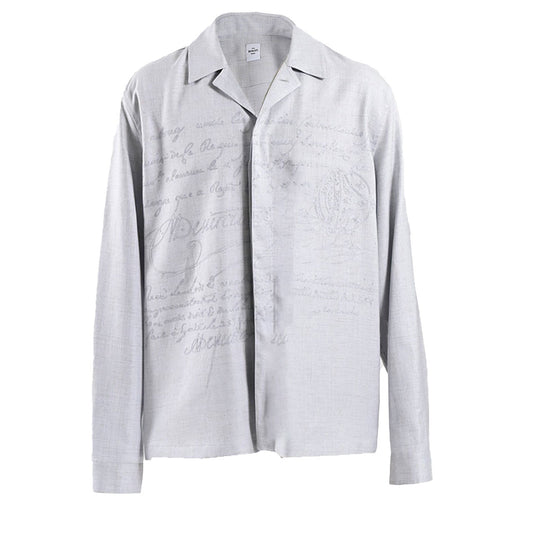 ★ベルルッティ BERLUTI カジュアルシャツ R28HCL112 001 53N グレー 2025SS メンズ