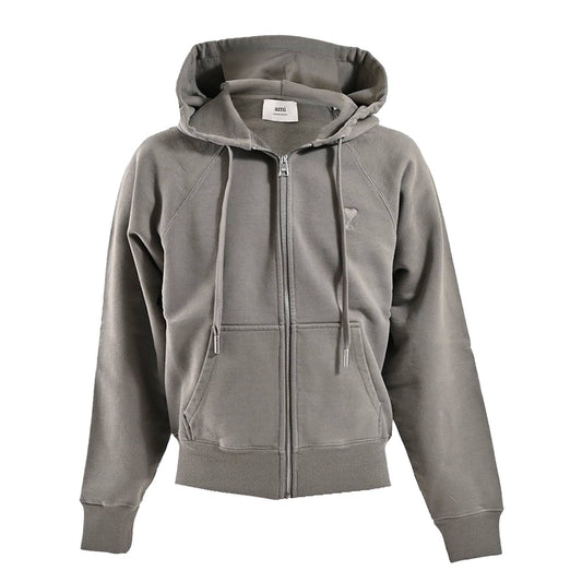 ★アミ AMI ジップアップパーカー HSW474.747 0953 グリーン メンズ