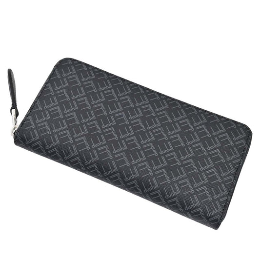 ★ダンヒル DUNHILL ラウンドファスナー長財布 DU21R2180LT 001R ブラック  メンズ