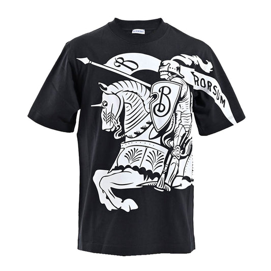 ★バーバリー BURBERRY Tシャツ 8095058 HS24 MW FO A1189 ブラック 2025年春夏 メンズ