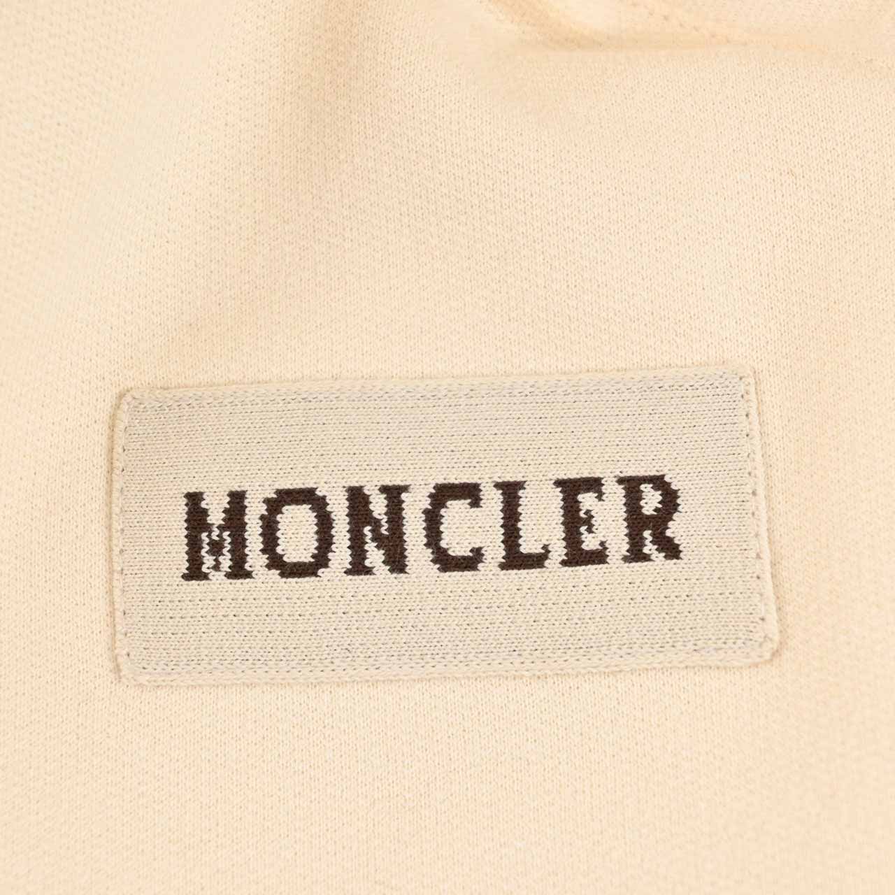 ★モンクレール MONCLER ジップアップパーカー 8G0003789A1K 050 クリーム 2025年春夏 レディース