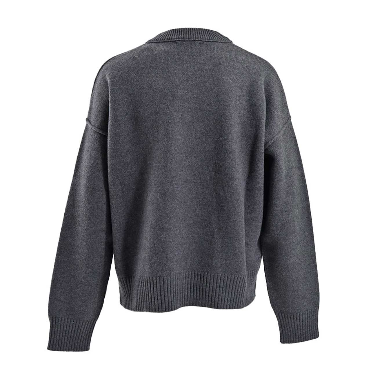 ★アミ AMI セーター BFUKS006.018 084 グレー メンズ