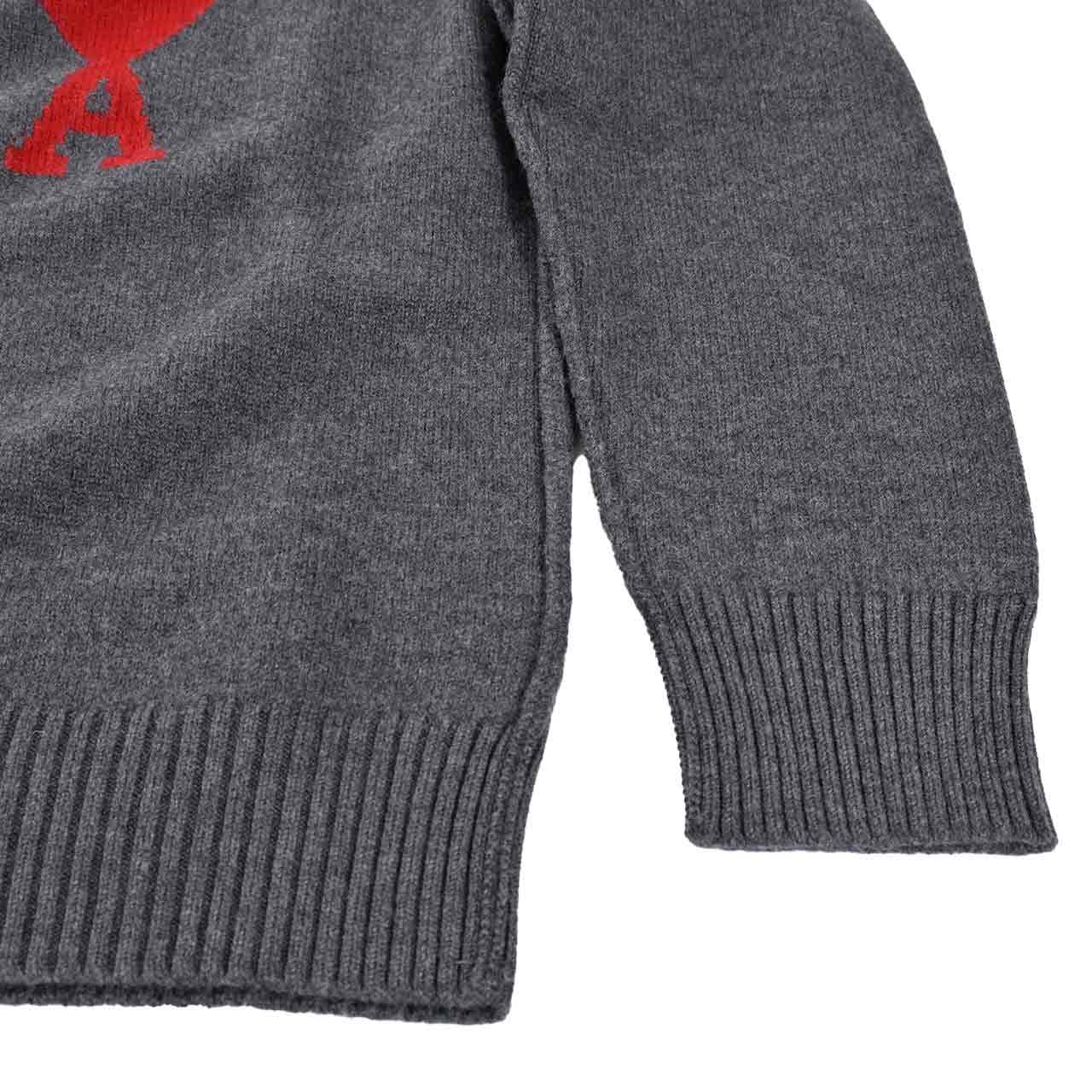 ★アミ AMI セーター BFUKS006.018 084 グレー メンズ