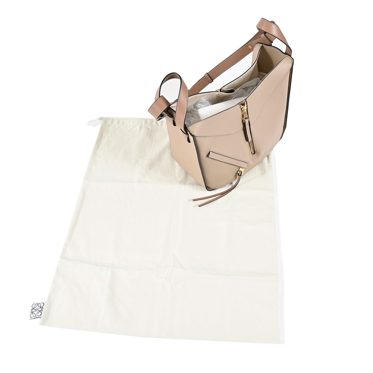 ★ロエベ LOEWE ショルダーバッグ HAMMOCK SMALL A538S35X51 2150 ベージュ レディース