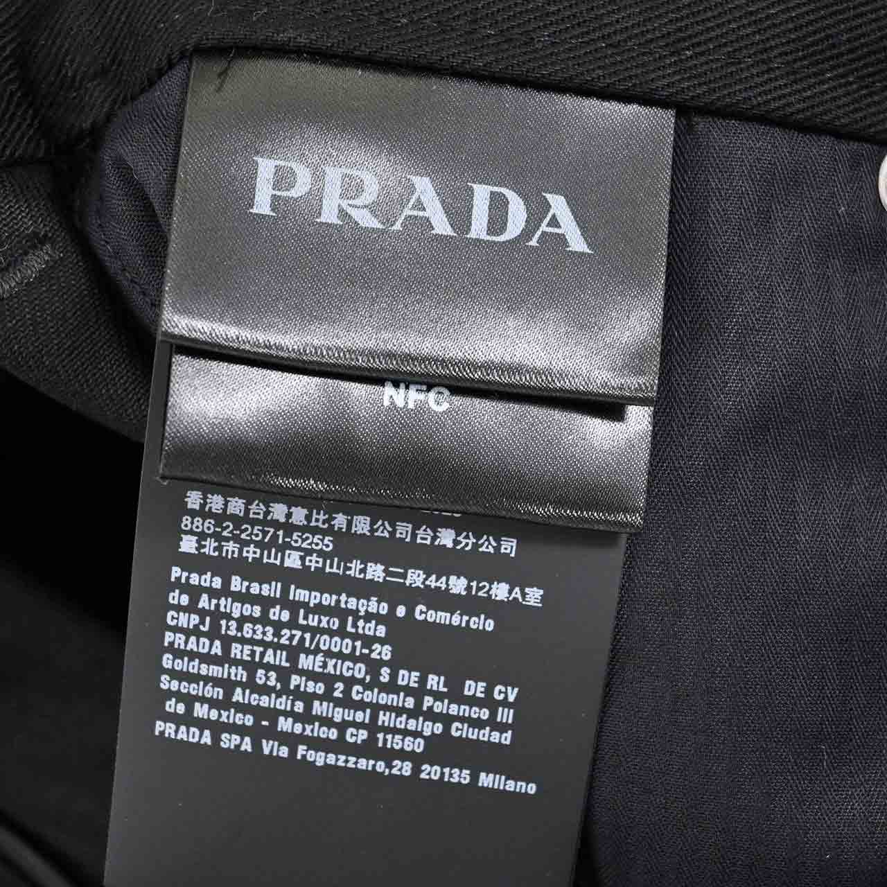 ★プラダ PRADA パンツ SPH313 11BZ F0002 ブラック メンズ