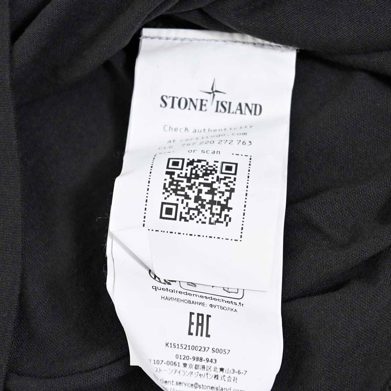 ★ストーン アイランド STONE ISLAND Tシャツ K1S15 2100237 S0057 V0029 ブラック 2025SS メンズ