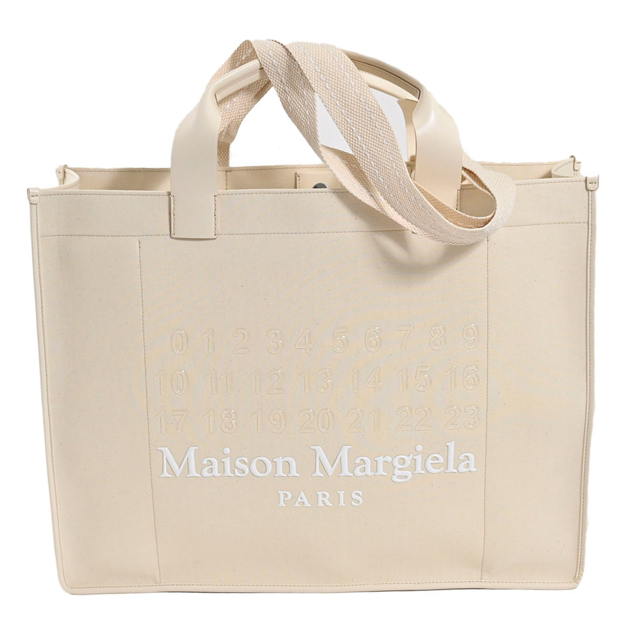 ★メゾン マルジェラ Maison Margiela トートバッグ Cabas P7277 SB2WC0003 HA764 クリーム 2025SS メンズ レディース
