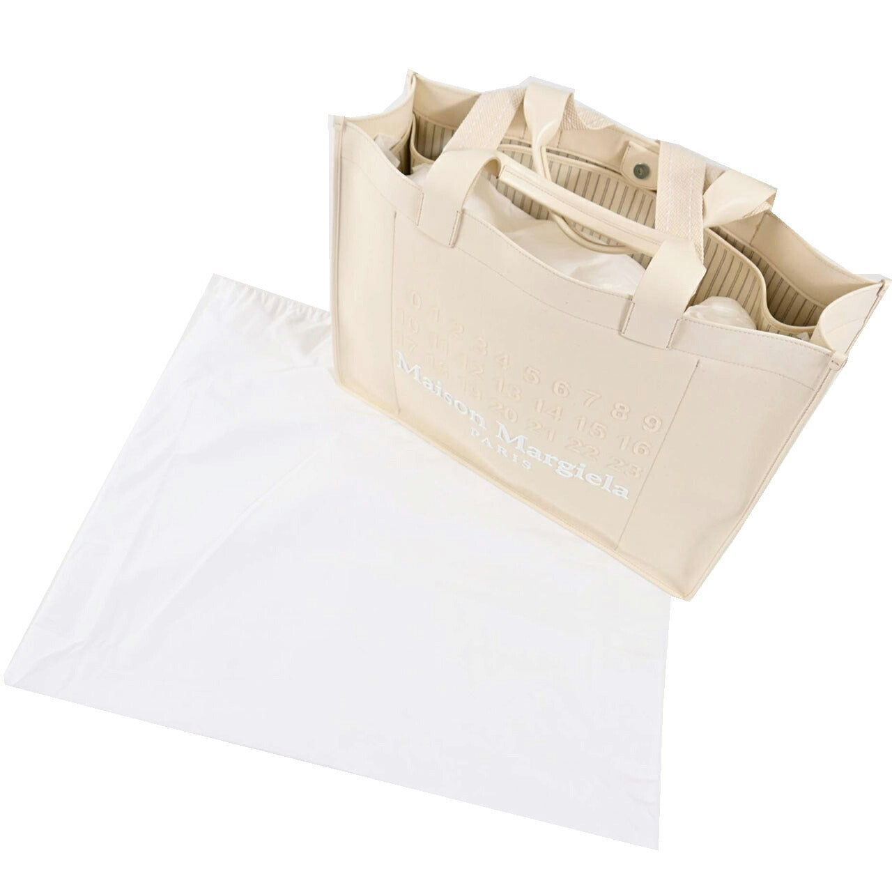 ★メゾン マルジェラ Maison Margiela トートバッグ Cabas P7277 SB2WC0003 HA764 クリーム 2025SS メンズ レディース