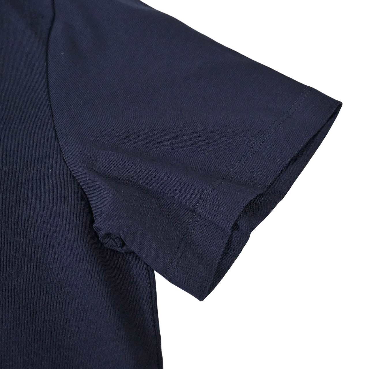 ★モンクレール MONCLER クルーネック半袖Ｔシャツ 8C01148 8390Y 778 ネイビー  メンズ