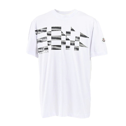 ★モンクレール MONCLER クルーネック半袖Ｔシャツ 8C00170 829H8 001 ホワイト  メンズ
