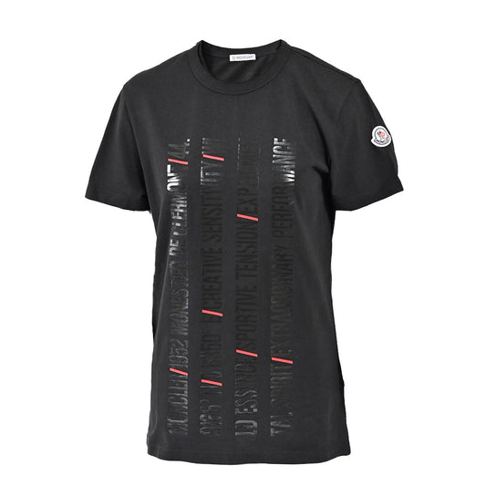 ★モンクレール MONCLER クルーネック半袖Ｔシャツ 8C00154 829H8 999 ブラック  レディース