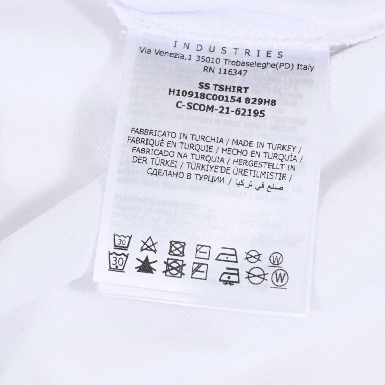 ★モンクレール MONCLER クルーネック半袖Ｔシャツ 8C00154 829H8 001 ホワイト  メンズ