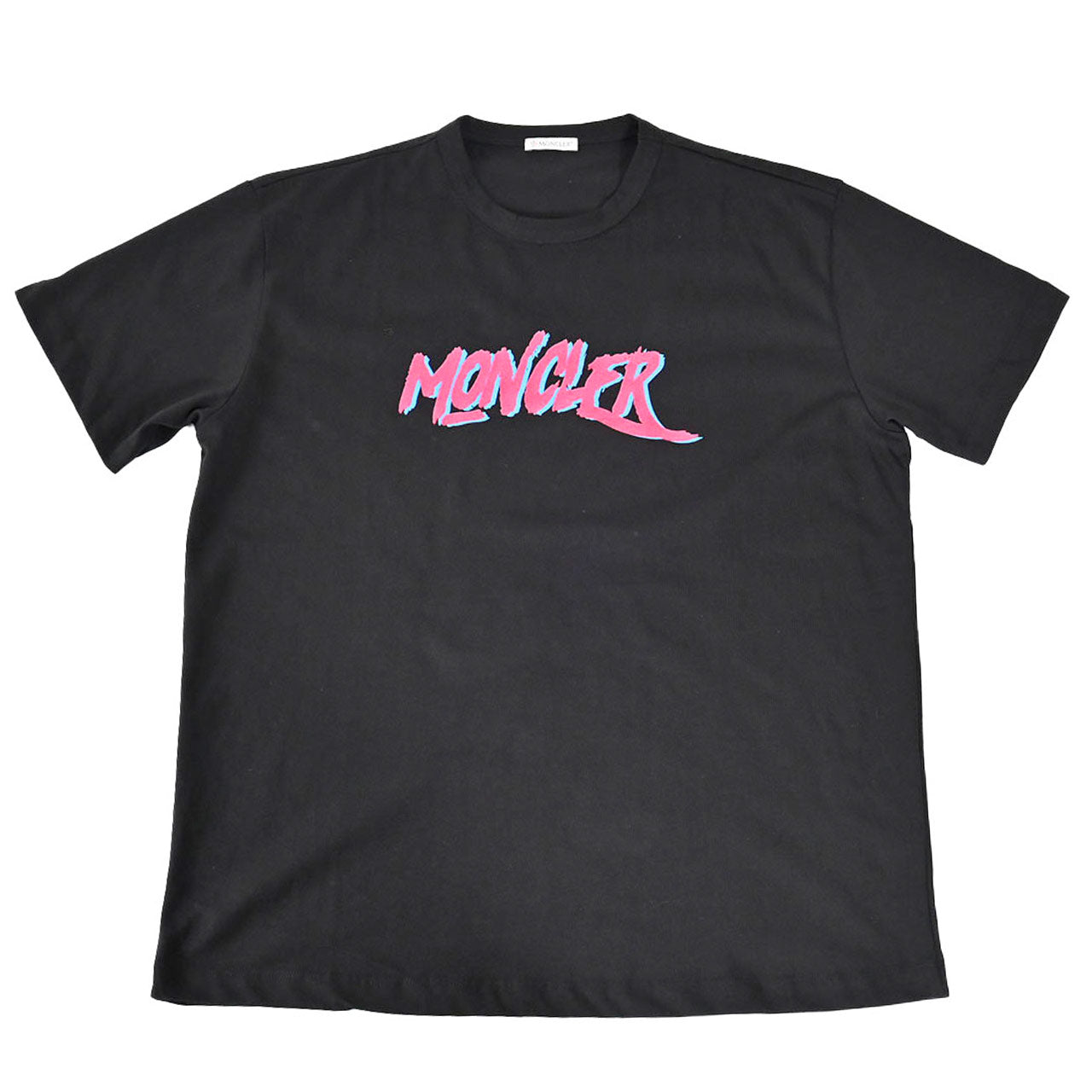 ★モンクレール MONCLER クルーネック半袖Ｔシャツ 8C00142 829H8 999 ブラック  メンズ