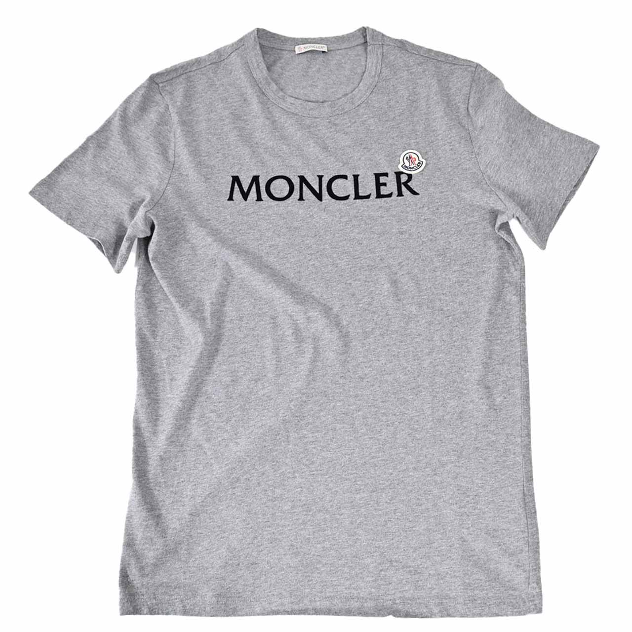 ★モンクレール MONCLER クルーネック半袖Ｔシャツ 8C00022 8390T 984 グレー 年秋冬 メンズ