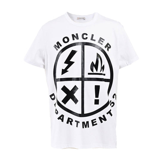 ★モンクレール MONCLER クルーネック半袖Ｔシャツ 8C00144 829H8 001 ホワイト  メンズ