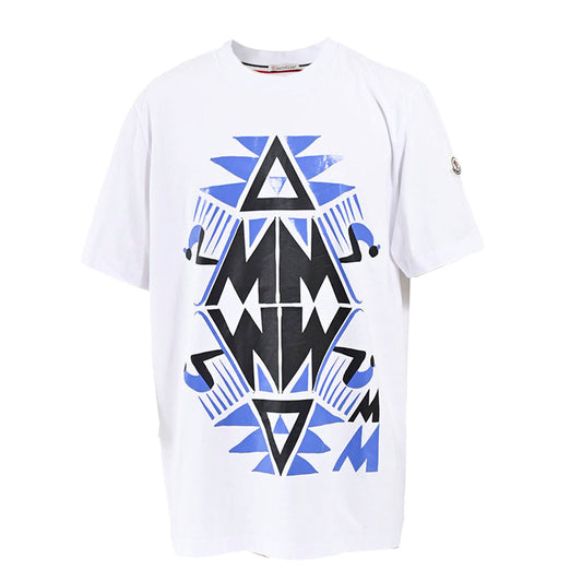 ★モンクレール MONCLER クルーネック半袖Ｔシャツ 8C00150 829H8 001 ホワイト  メンズ