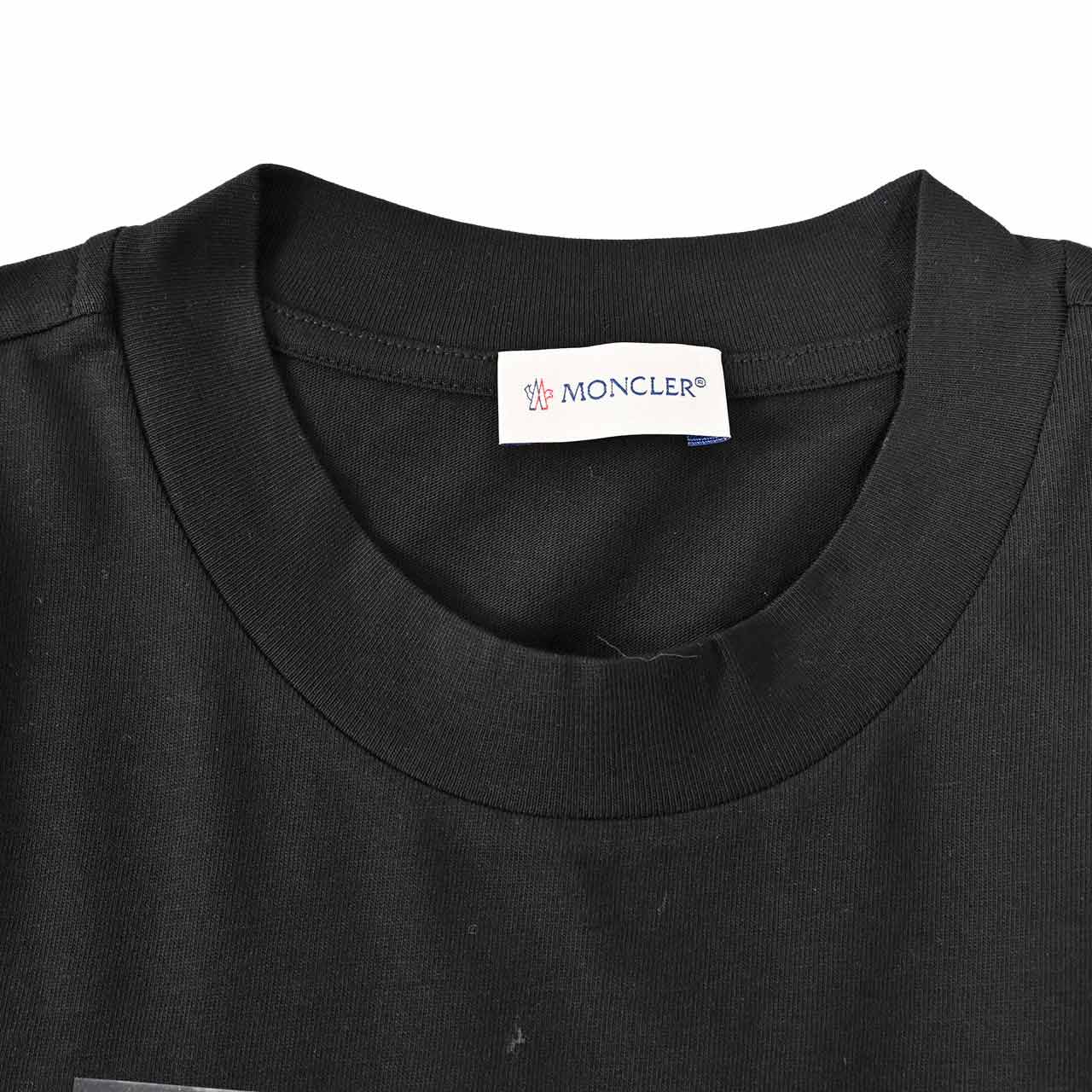★モンクレール MONCLER クルーネック半袖Ｔシャツ 8C00170 829H8 999 ブラック  メンズ