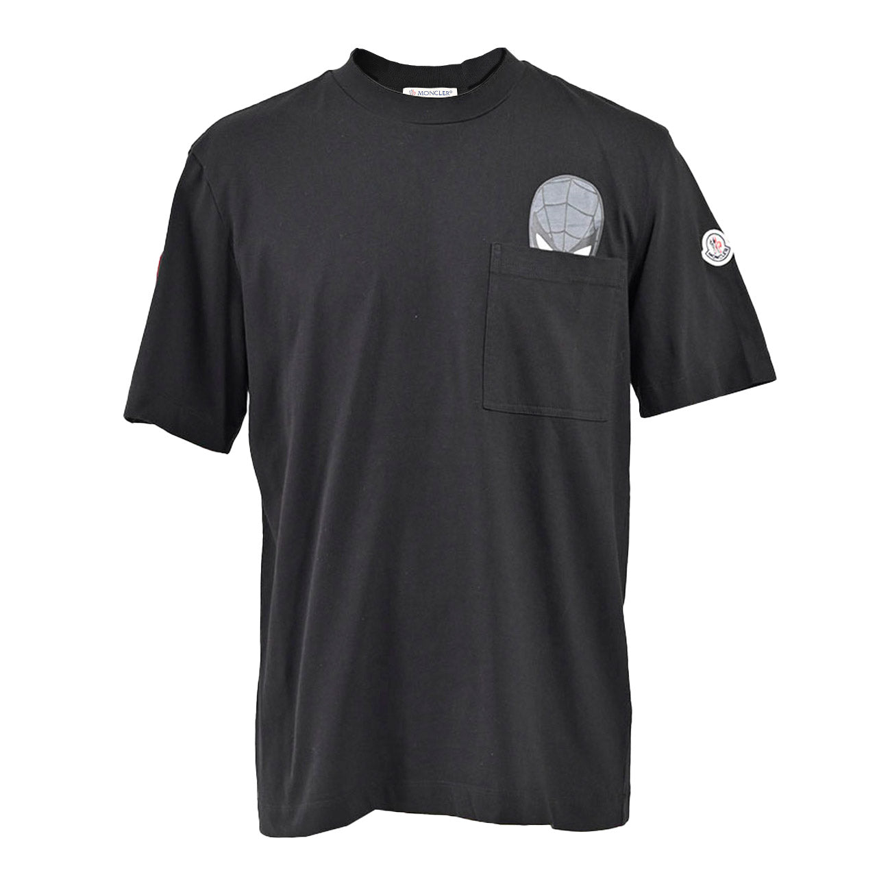 ★モンクレール MONCLER クルーネック半袖Ｔシャツ 8C00172 829H8 999 ブラック  メンズ