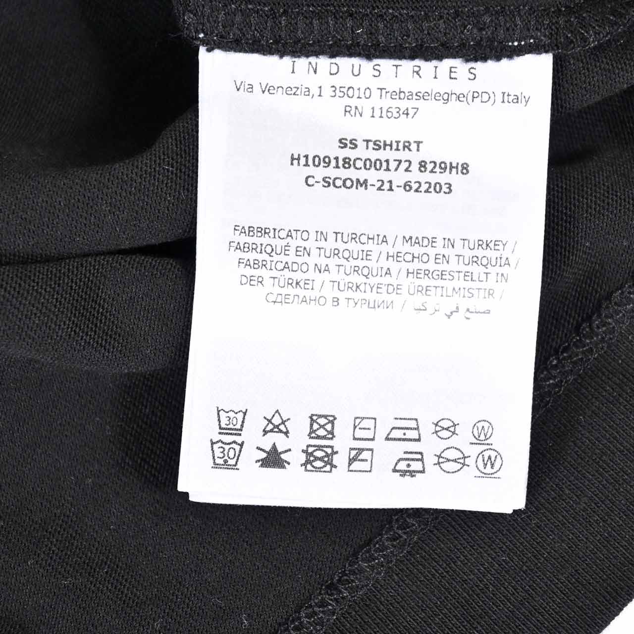 ★モンクレール MONCLER クルーネック半袖Ｔシャツ 8C00172 829H8 999 ブラック  メンズ
