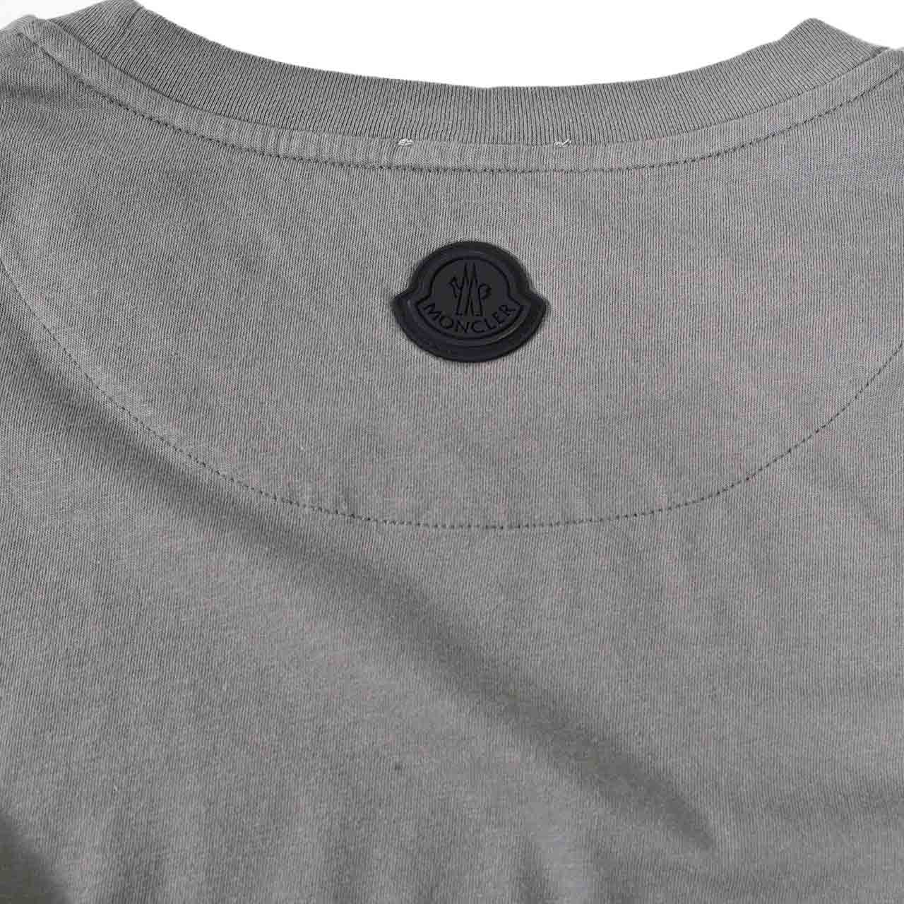 ★モンクレール MONCLER クルーネック半袖Ｔシャツ 8C00152 829H8 984 グレー  メンズ