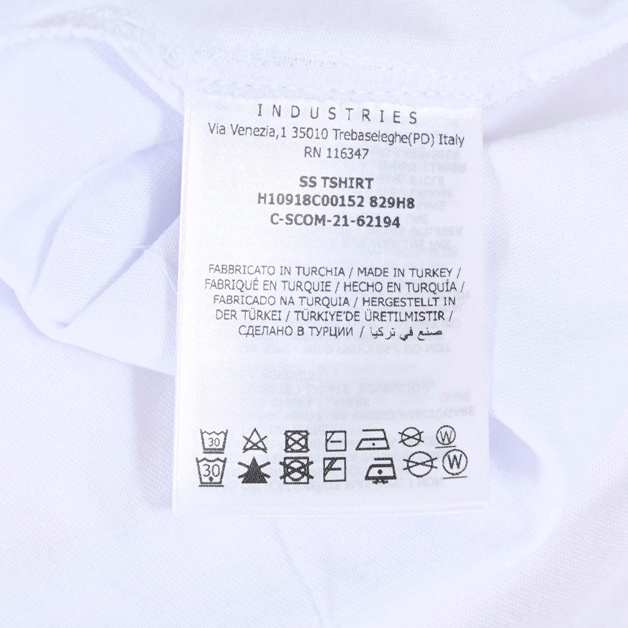 ★モンクレール MONCLER クルーネック半袖Ｔシャツ 8C00152 829H8 001 ホワイト  メンズ