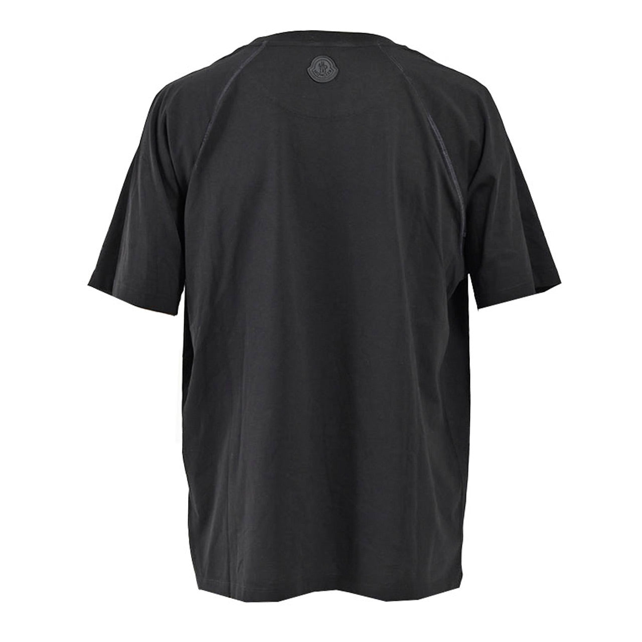 ★モンクレール MONCLER クルーネック半袖Ｔシャツ 8C01112 8390Y 999 ブラック  メンズ