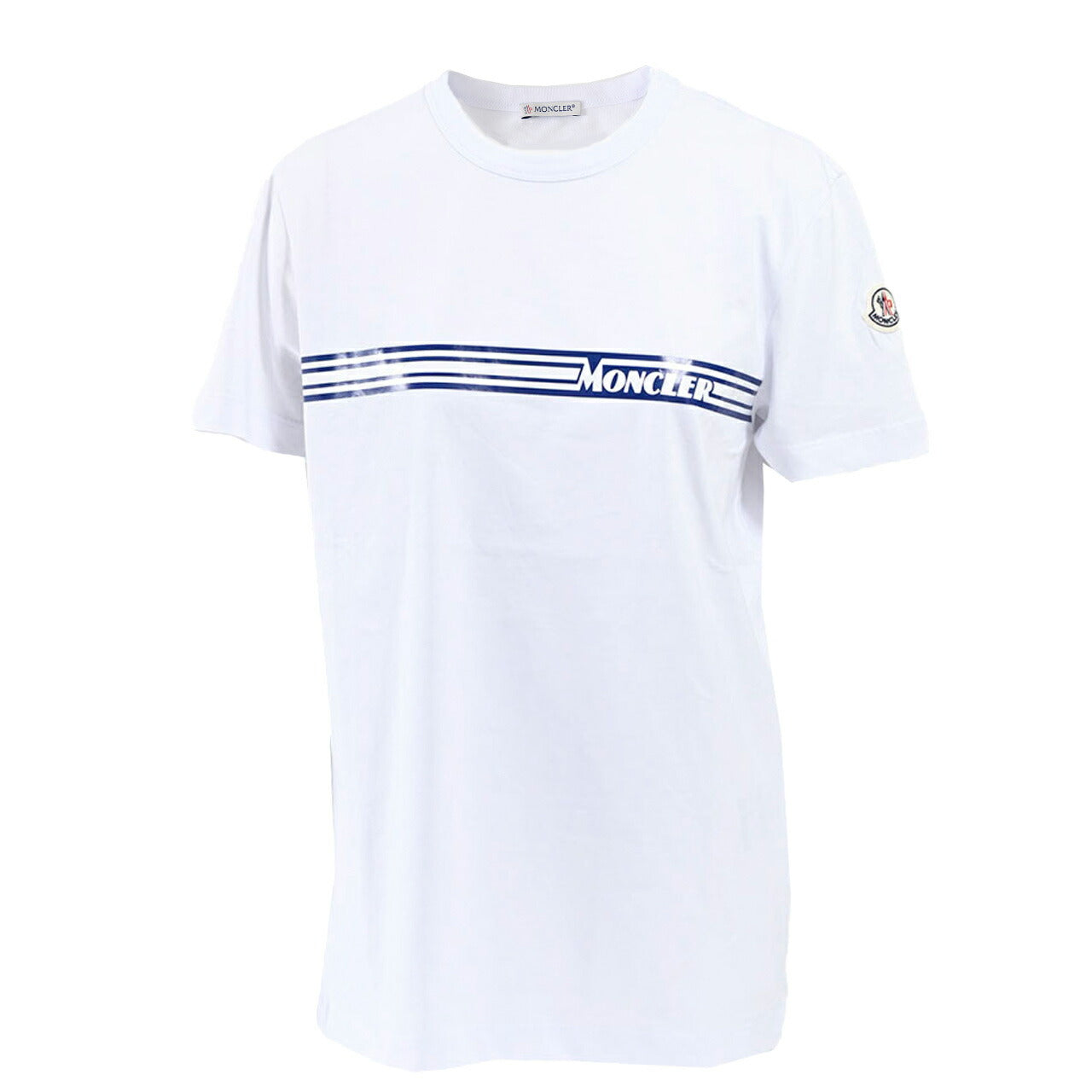 ★モンクレール MONCLER クルーネック半袖Ｔシャツ 8C0010 8390T 002 ホワイト  レディース
