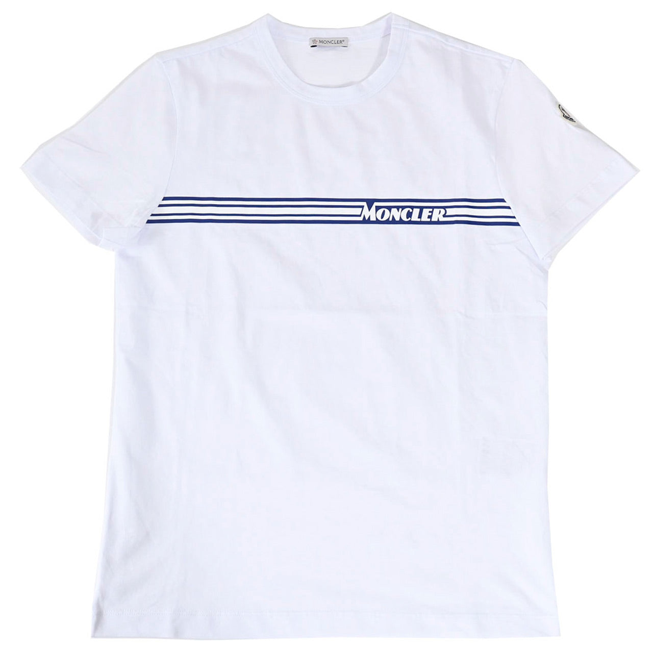 ★モンクレール MONCLER クルーネック半袖Ｔシャツ 8C0010 8390T 002 ホワイト  レディース