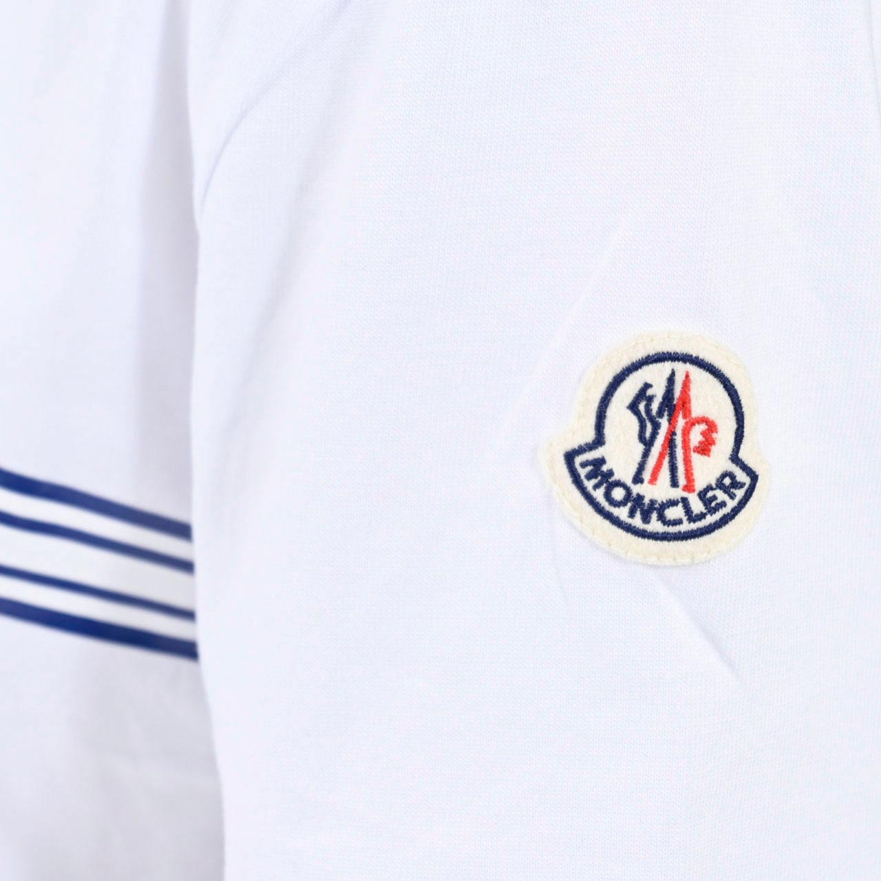 ★モンクレール MONCLER クルーネック半袖Ｔシャツ 8C0010 8390T 002 ホワイト  レディース