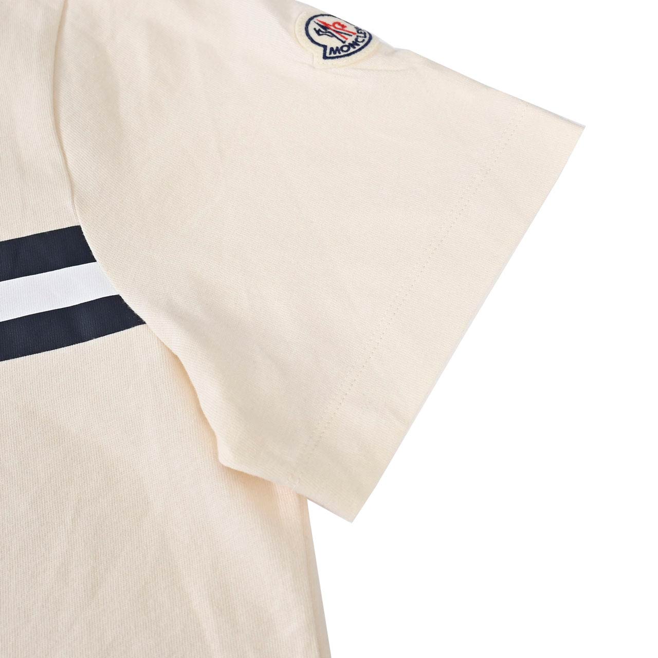 ★モンクレール MONCLER クルーネック半袖Ｔシャツ G2 091 8C00001 8390T 002 クリーム  メンズ