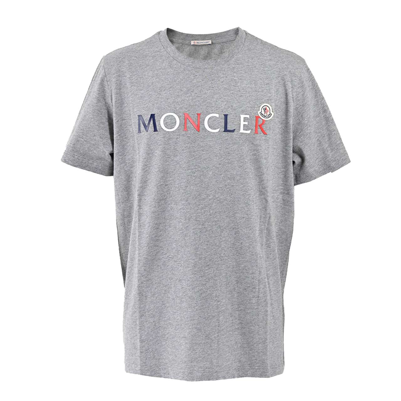 ★モンクレール MONCLER クルーネック半袖Ｔシャツ 8C00043 8390T 984 グレー  メンズ