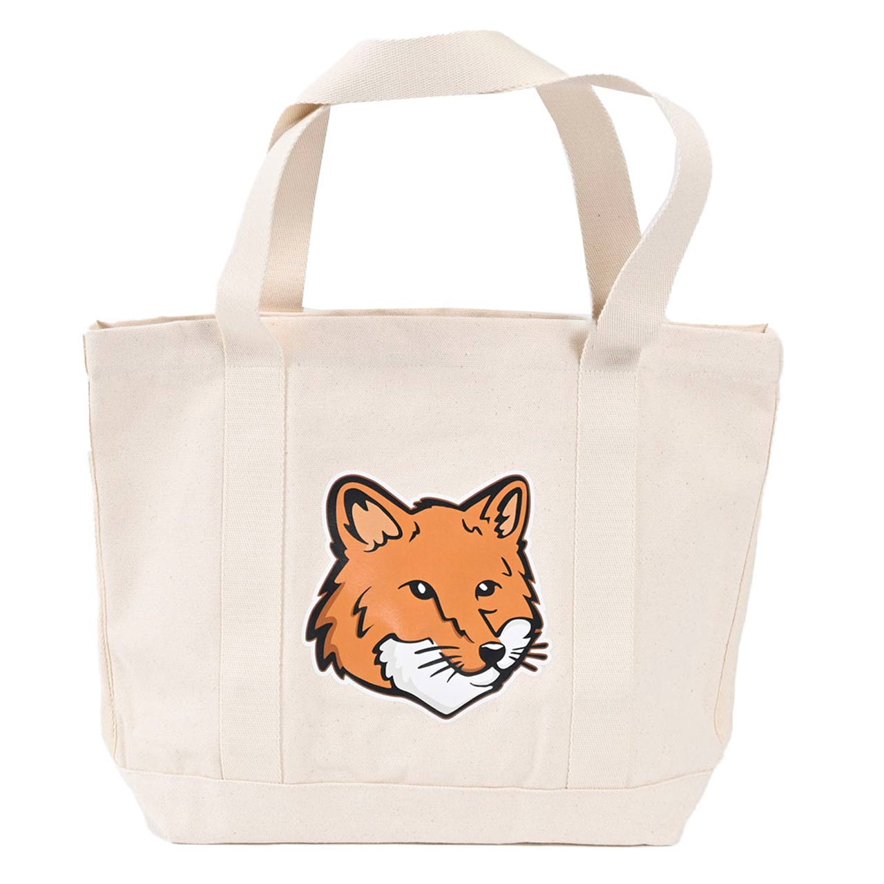 ★メゾン キツネ MAISON KITSUNE トートバッグ Fox Head Tote Bag LW05101WW0050 P700 クリーム 2025SS メンズ レディース