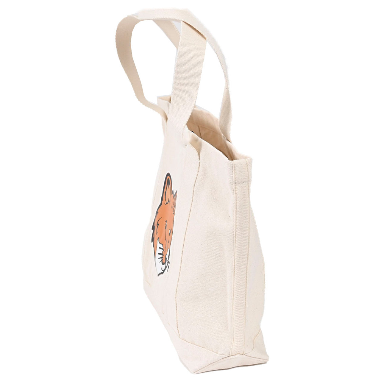 ★メゾン キツネ MAISON KITSUNE トートバッグ Fox Head Tote Bag LW05101WW0050 P700 クリーム 2025SS メンズ レディース