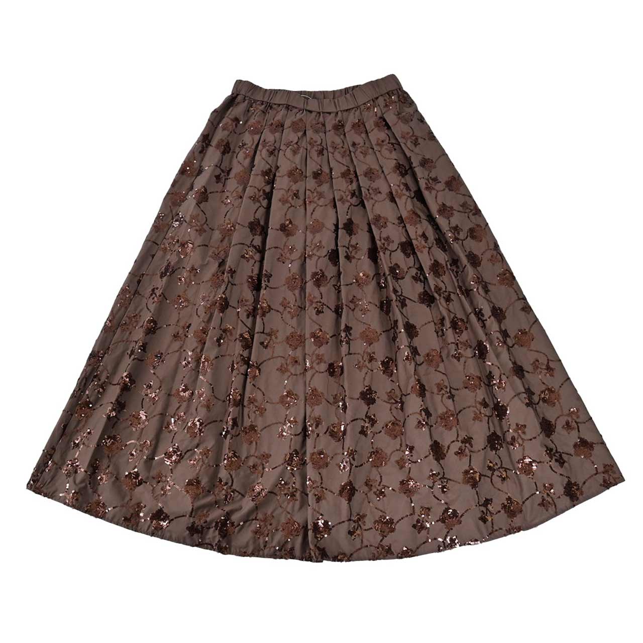 ★ウィークエンド マックスマーラ WEEKEND MAXMARA スカート TEMPRA 5106071600 001 ブラウン 2025AW レディース